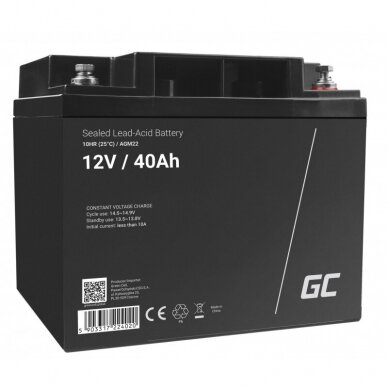 Akumuliatorius Green Cell AGM 12V/40AH