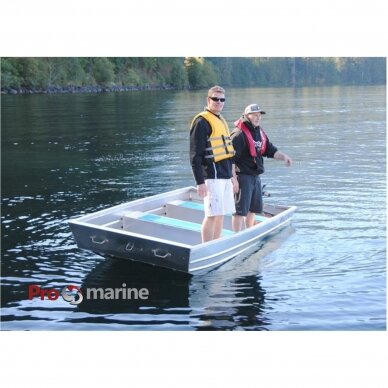 Aluminum Boat ProMarine BY430 Jon Boat (length 4,3m, width 1.6m) 1