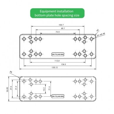 Swing Arm double, vertical mount 5