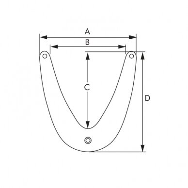 OCEAN Bow Fender (white, 60.5x49cm) 1