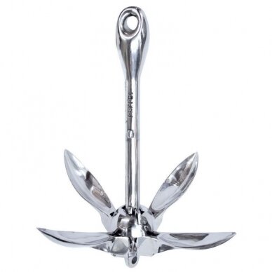 Folding anchor, hot dip galvanized, 10kg