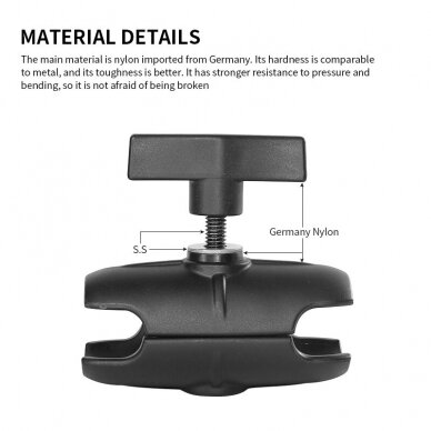 Double Socket Arm, C size, 9cm 4