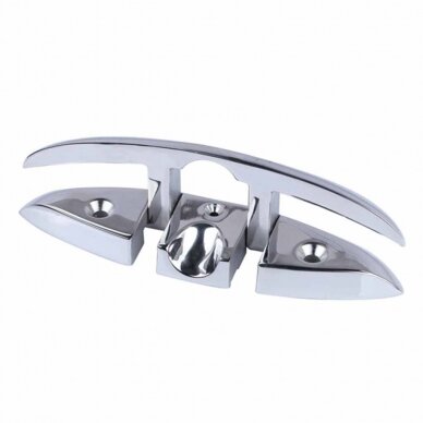 Stainless steel  cleat for boat, length 12cm.