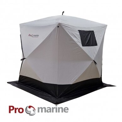 Pop-Up Portable Ice Shelter ProMarine, grey (200x200cm)