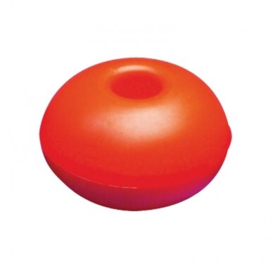 Surface Float w/Hole, Round, Ø75mm, Orange