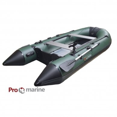 Pripučiama PVC Valtis ProMarine AL330 ( 330cm, dugnas Aliuminio, spalva: žalia)