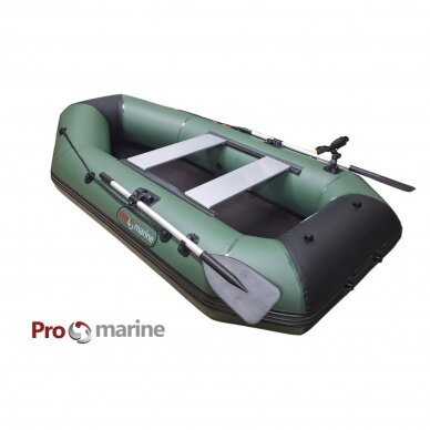 Pripučiama PVC Valtis ProMarine IBP300 ( 300cm, dugnas knyga, spalva: Žalia)