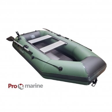 Pripučiama PVC Valtis ProMarine IBP300 ( 300cm, dugnas knyga, spalva: Žalia) 1