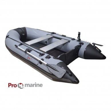 Pripučiama PVC Valtis ProMarine SL330 ( 330cm, dugnas knyga, spalva: T. pilka)