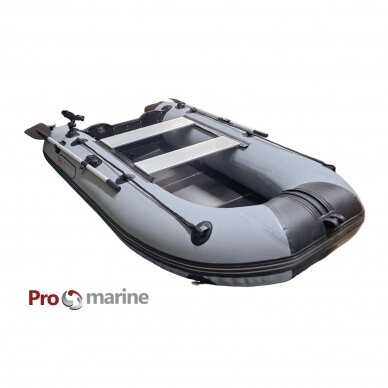 Pripučiama PVC Valtis ProMarine SL330 ( 330cm, dugnas knyga, spalva: T. pilka) 1