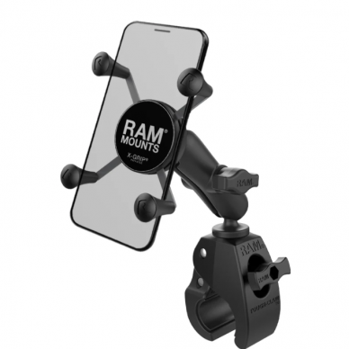 RAM® X-Grip® Telefonų Laikiklis su RAM® Tough-Claw™ Mažo Siaurintuvo Pagrindu - Vidutinio Dydžio