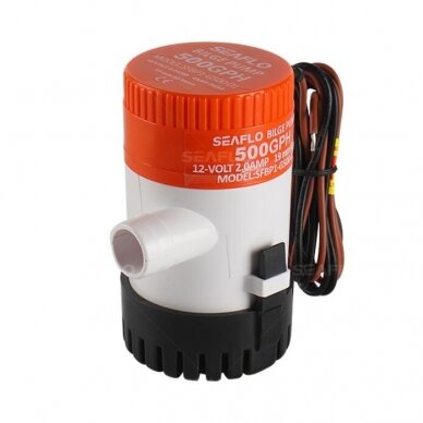 Seaflo triumo pompa 12v, 500gph, neautomatinė 1