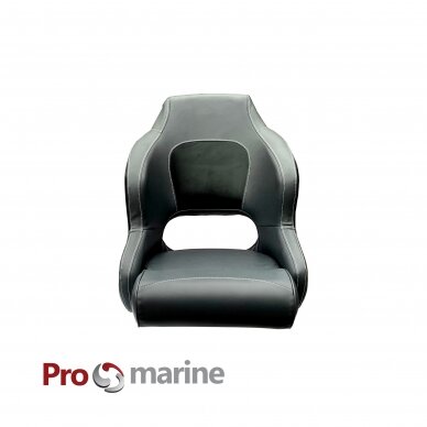 Sėdynė Premium Captain Promarine (T.pilka/Juoda) 1