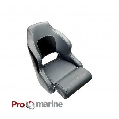 Sėdynė Premium Captain Promarine (T.pilka/Juoda)