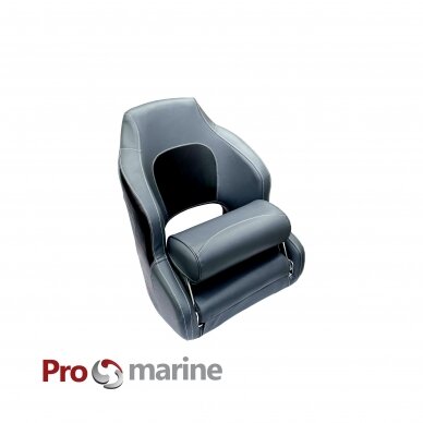 Sėdynė Premium Captain Promarine (T.pilka/Juoda) 3