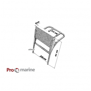 Transom board ProMarine for inflatable boat 1