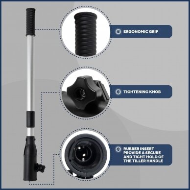 Universalus variklio rankenos prailgintojas 65cm 2