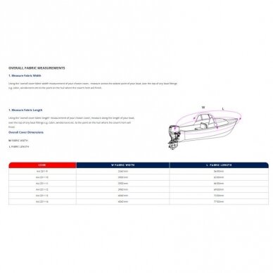 Trailable cover OCEANSOUTH  for Cabin Cruiser 8