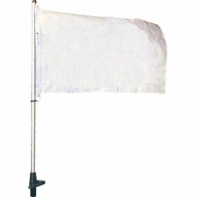 Plug In Pole For Flag 50cm, White